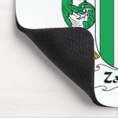 Zavala Familienwappen Mousepad (Ecke)