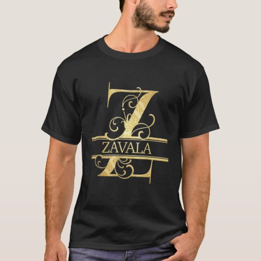 Zavala Name T-Shirt (Vorderseite)