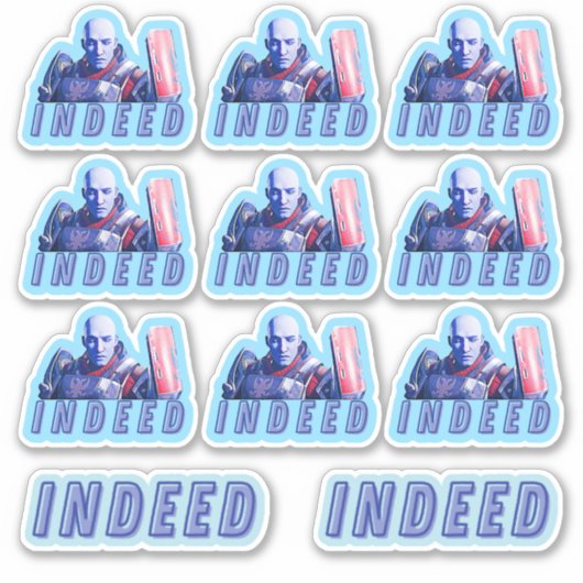 Zavala Tatsächlich Sticker Sheet (Vorderseite)