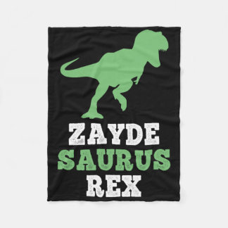 Zayde-saurus Rex Dino Dinosaur Lustig Cool Zaydesa Fleecedecke