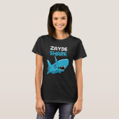 Zayde Shark Funny Family T-Shirt (Vorne ganz)