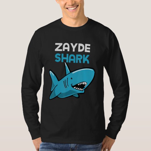 Zayde Shark Funny Family T-Shirt (Vorderseite)