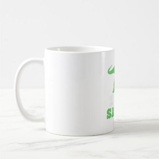 ZaydeSaurus Re Funny Dinosaur ZaydeSaurus Geschenk Kaffeetasse (Links)