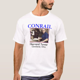 ZAZ111.BHK.Harvard Turm, CONRAIL, Harvard Towe… T-Shirt