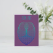 Zazen lotus postkarte (Stehend Vorderseite)