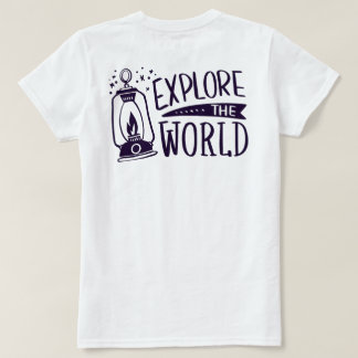 zazle T Shirt erforscht die Welt