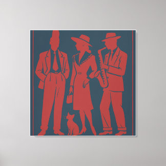 Zazous Gift Tag Leinwanddruck