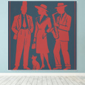 Zazous Gift Tag Leinwanddruck (Insitu (Holzboden))