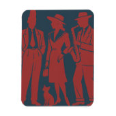 Zazous Gift Tag Magnet (Vertikal)