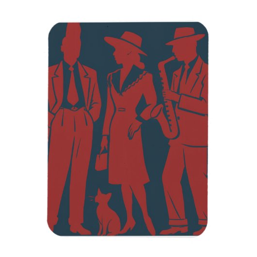 Zazous Gift Tag Magnet (Vertikal)