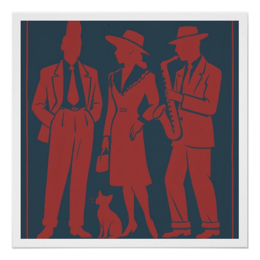 Zazous Gift Tag Poster (Vorderseite)