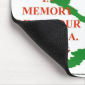 ZazvVIETNAM ERINNERUNGEN Mousepad (Ecke)