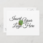 Zazzeln Sie Ihr Logo hier Postkarte (Vorne/Hinten)