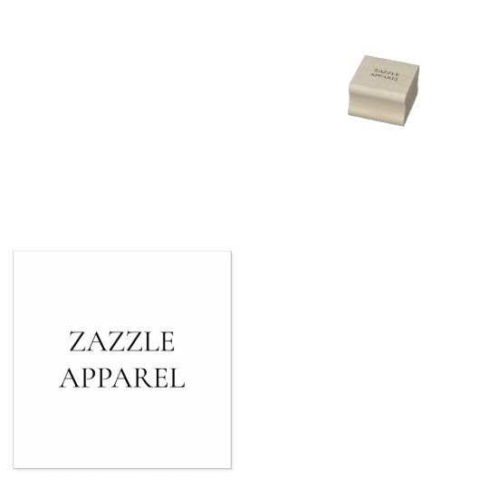 Zazzle Apparel Sortenentwurf Briefmarke Gummistempel (Stempel)