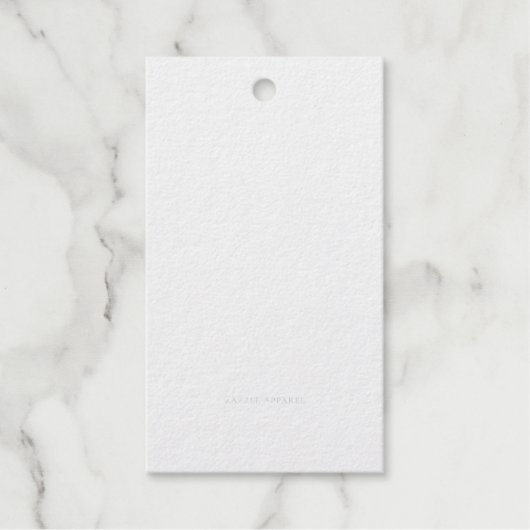 Zazzle Apparel Varieté Geschenkanhänger (Vorderseite)