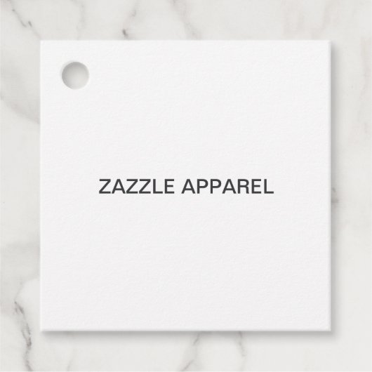 Zazzle Apparel Varieté Geschenkanhänger (Vorderseite)