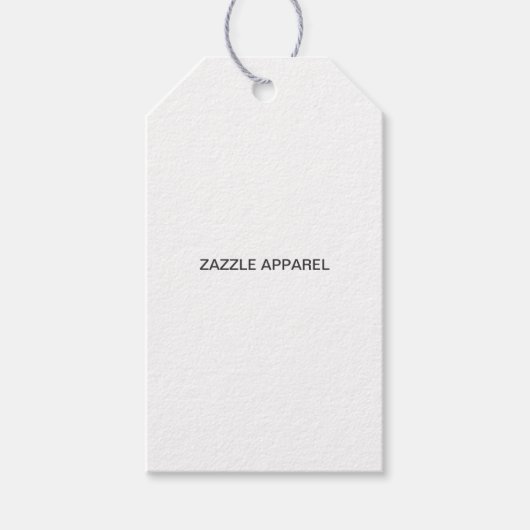 Zazzle Apparel Varieté Geschenkanhänger (Vorderseite)