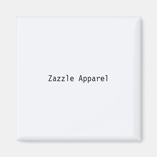 Zazzle Apparel Zugmagnet Magnet (Vorne)