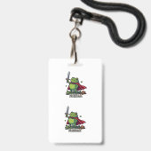 zazzle  ausweis (Vorderseite mit Lanyard)