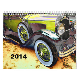 ZAZZLE AUSZEICHNUNG 2014 Oldtimer-Kalender Kalender
