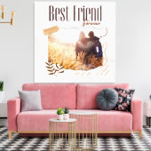 Zazzle Bester Freund für immer Leinwanddruck (Insitu (Wohnzimmer))