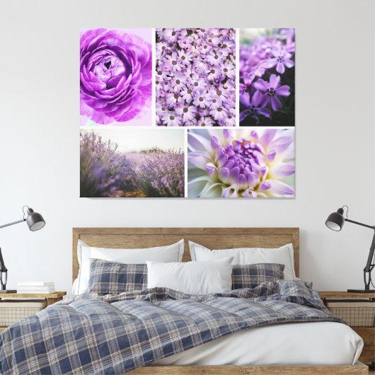Zazzle Blume Leinwand Farbe (Insitu (Schlafzimmer))