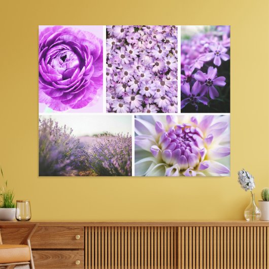 Zazzle Blume Leinwand Farbe (Insitu (Wohnzimmer))