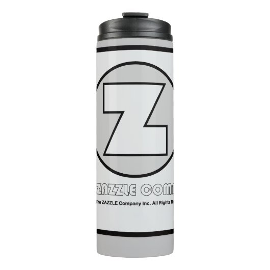 (Zazzle) Brand Logo Tumbler  Thermosbecher (Vorderseite)
