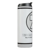 (Zazzle) Brand Logo Tumbler  Thermosbecher (Nach links gedreht)