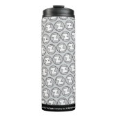 Zazzle Brand Logo Tumbler Thermosbecher (Vorderseite)