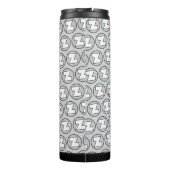 Zazzle Brand Logo Tumbler Thermosbecher (Rückseite)