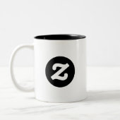 Zazzle CircleZ Zweifarbige Tasse (Links)