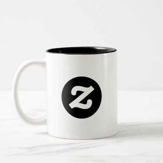 Zazzle CircleZ Zweifarbige Tasse (Links)