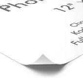 Zazzle Custom 12" x 8" Foto Print 30 x 20 cm (Ecke)