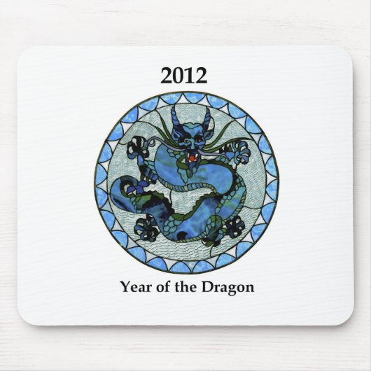 Zazzle Drache 2012 Mousepad (Vorne)