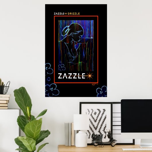 ZAZZLE * DRIZZLE POSTER (Heimbüro)