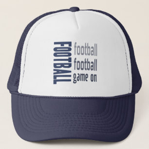 Zazzle Football-Spiel auf Hut Truckerkappe