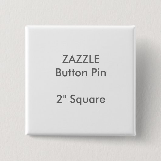 ZAZZLE Gewohnheit 2" quadratisches Knopf-Button Button (Vorderseite)