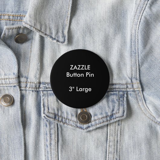 ZAZZLE Gewohnheit 3" großes rundes Knopf-Button Button (Beispiel)