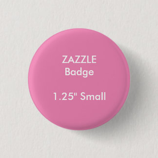 ZAZZLE Gewohnheit druckte 1,25" kleines rundes Button