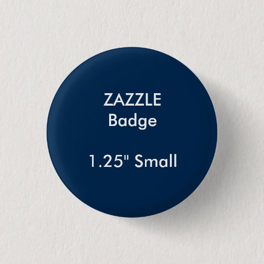 ZAZZLE Gewohnheit druckte 1,25" kleines rundes Button (Vorderseite)