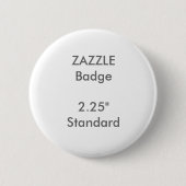 ZAZZLE Gewohnheit druckte 2,25" rundes Button (Vorderseite)