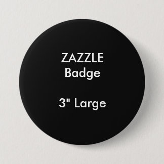 ZAZZLE Gewohnheit druckte 3" großes rundes Button