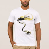 Zazzle Glühlampe T-Shirt (Vorderseite)