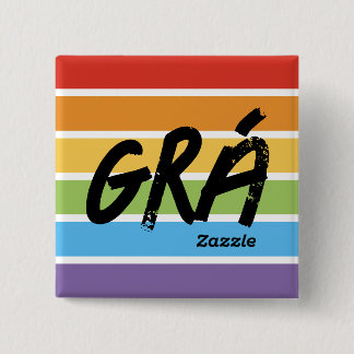 Zazzle Grá Knopf Button