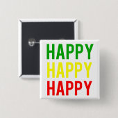Zazzle Happy Button (Vorne & Hinten)