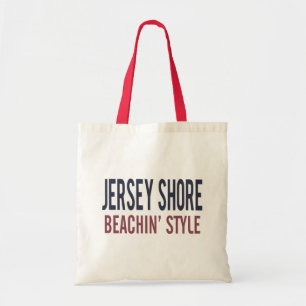 Zazzle Jersey Shore Beachin'-Stil-Tasche Tragetasche