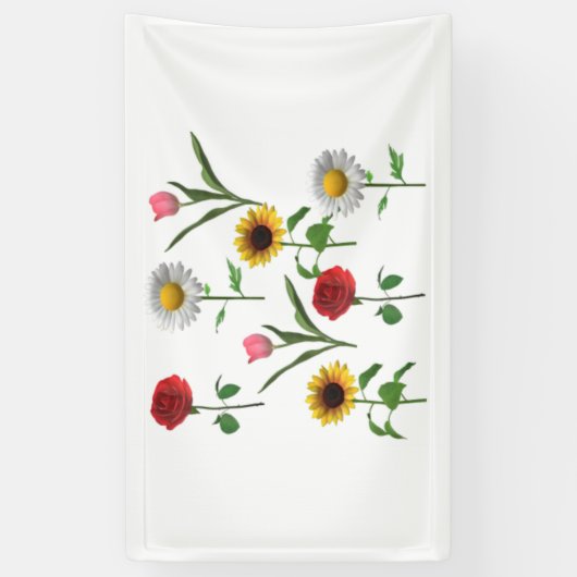 Zazzle Keramik Tile 4.25" x 4.25 , Klein Banner (Vertikal)