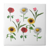 Zazzle Keramik Tile 4.25" x 4.25 , Klein Fliese (Vorderseite)