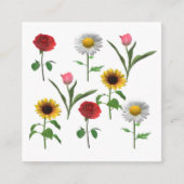 Zazzle Keramik Tile 4.25" x 4.25 , Klein Quadratische Visitenkarte (Vorderseite)